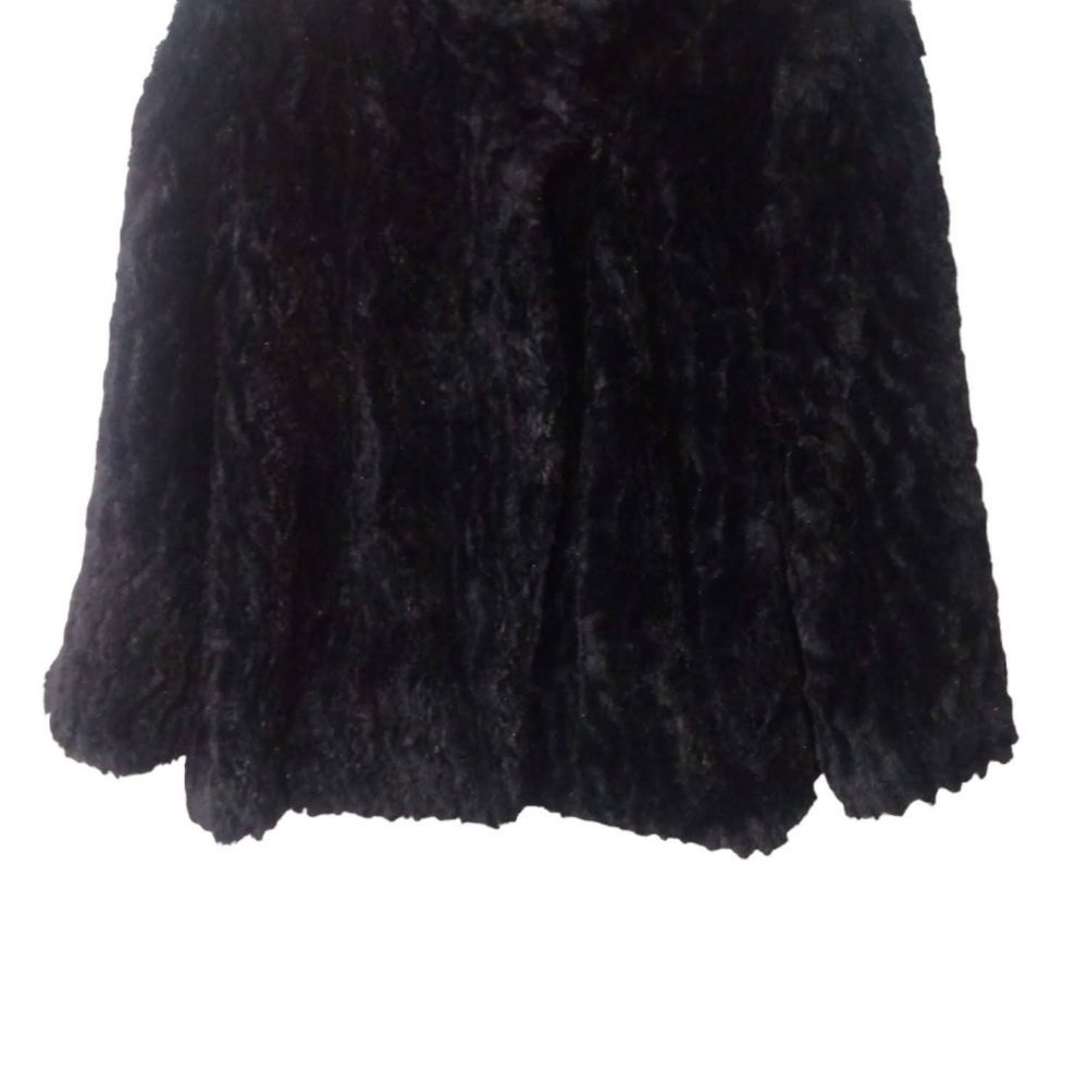 Collection Eighteen Black Faux Fur Vest